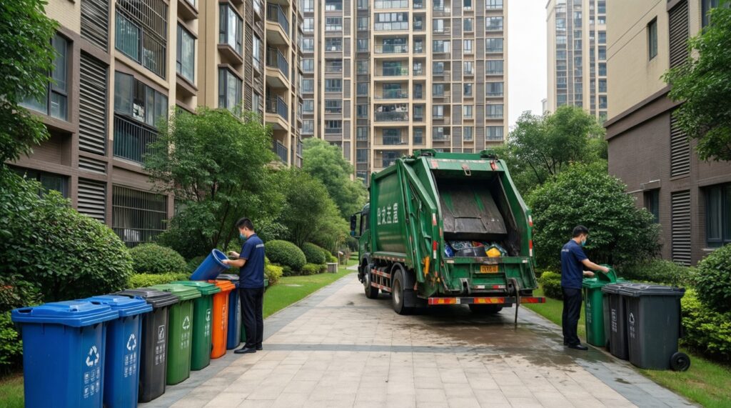 Экология и благоустройство: парки, дворы, контейнерные площадки, раздельный сбор - иллюстрация